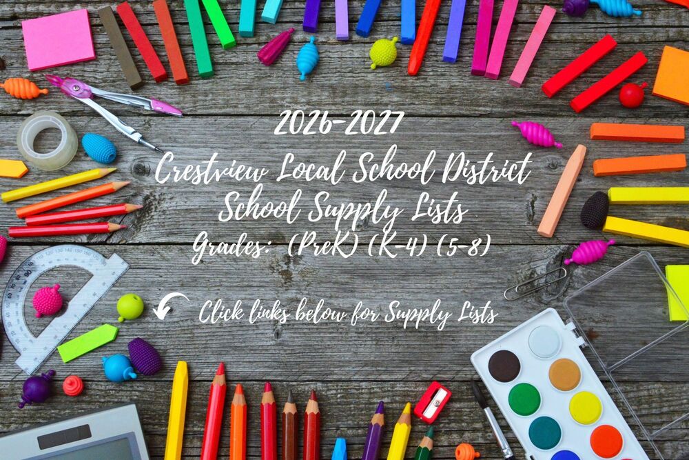 2026-2027 School Supply Lists