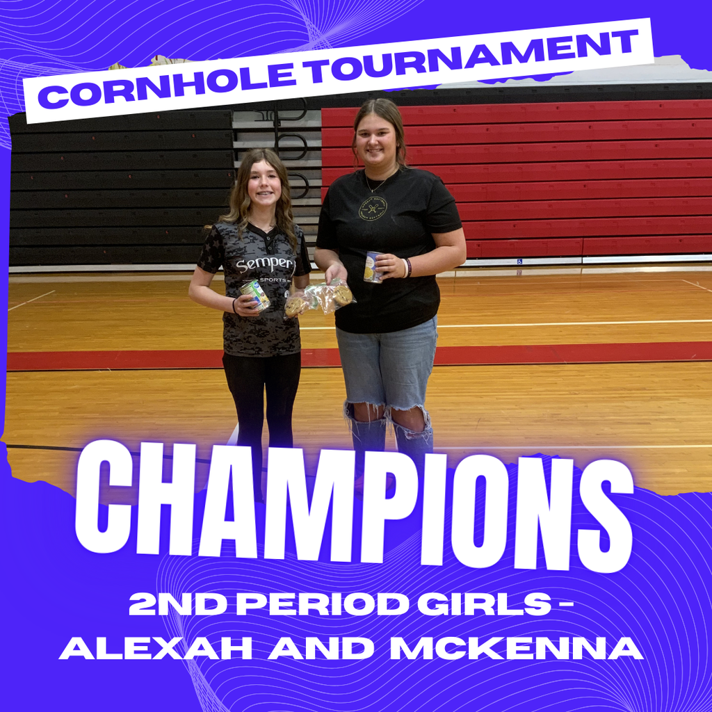 Cornhole Champs 2nd Period Girls