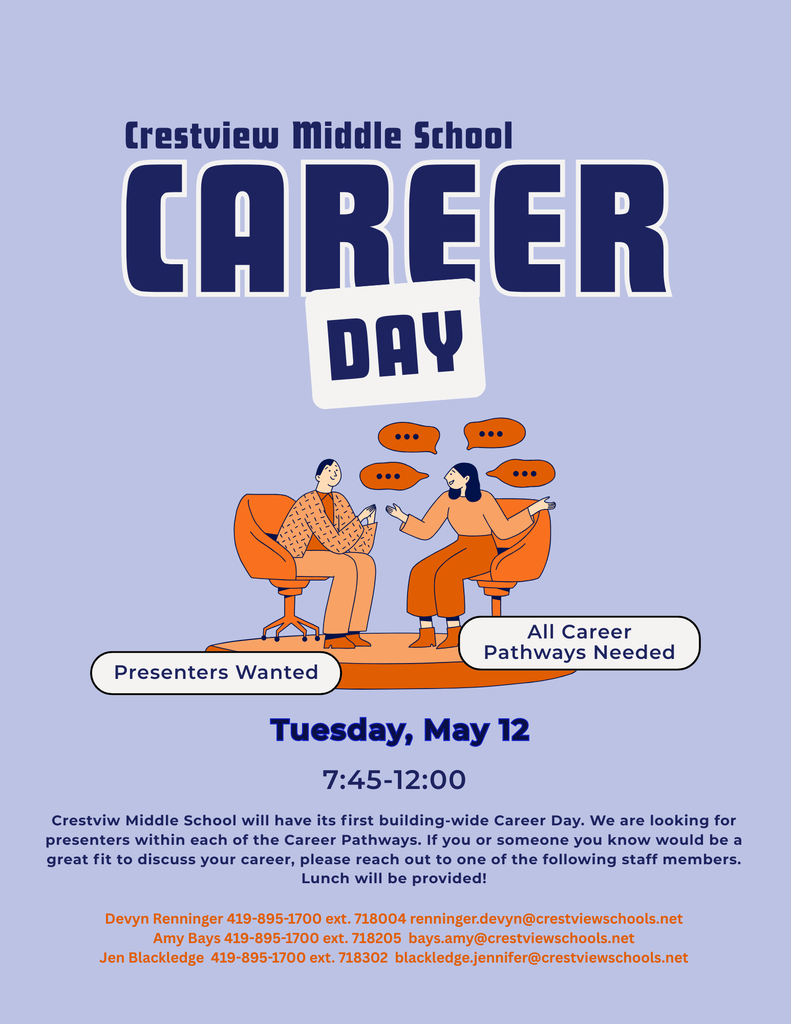 CMS Career Day - Presenters wanted