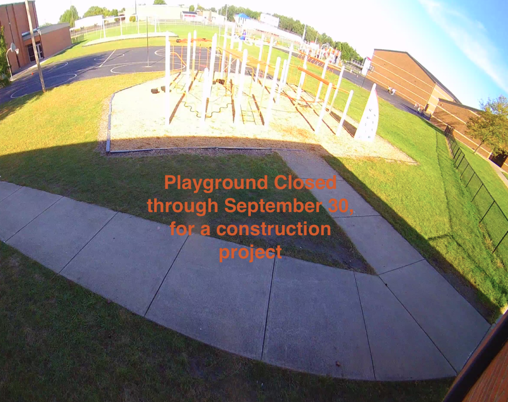 Playground closed
