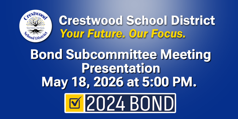 Bond Subcommittee Meeting Presentation on May 18, 2026 at 5:00 PM. 