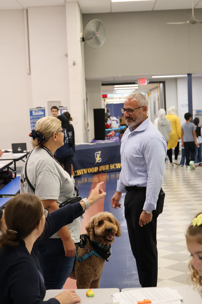 Scout, the Crestwood therapy dog