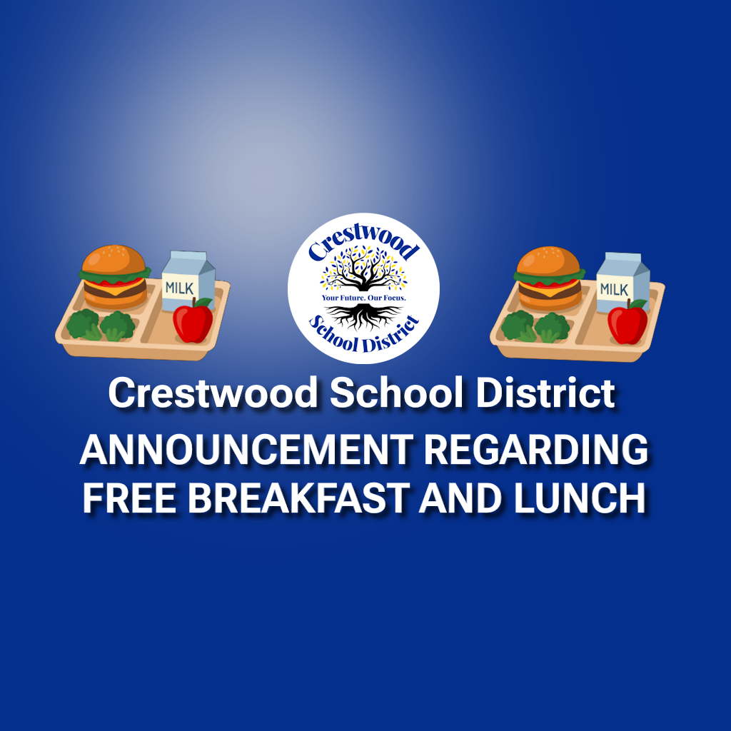 ANNOUNCEMENT REGARDING FREE BREAKFAST AND LUNCH