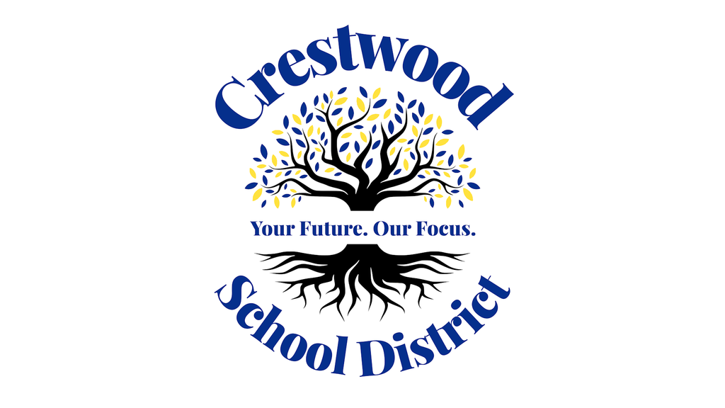 Crestwood School District Logo with Mission Statement Your Future. Our Focus.