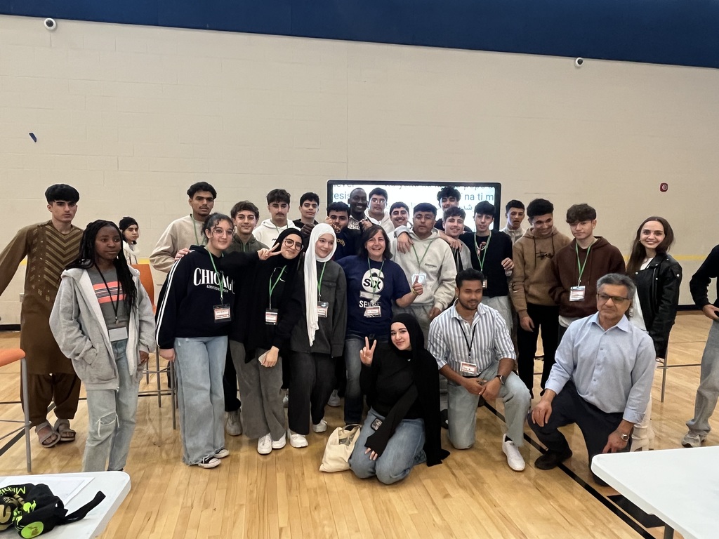 Pictures with Students and Staff 