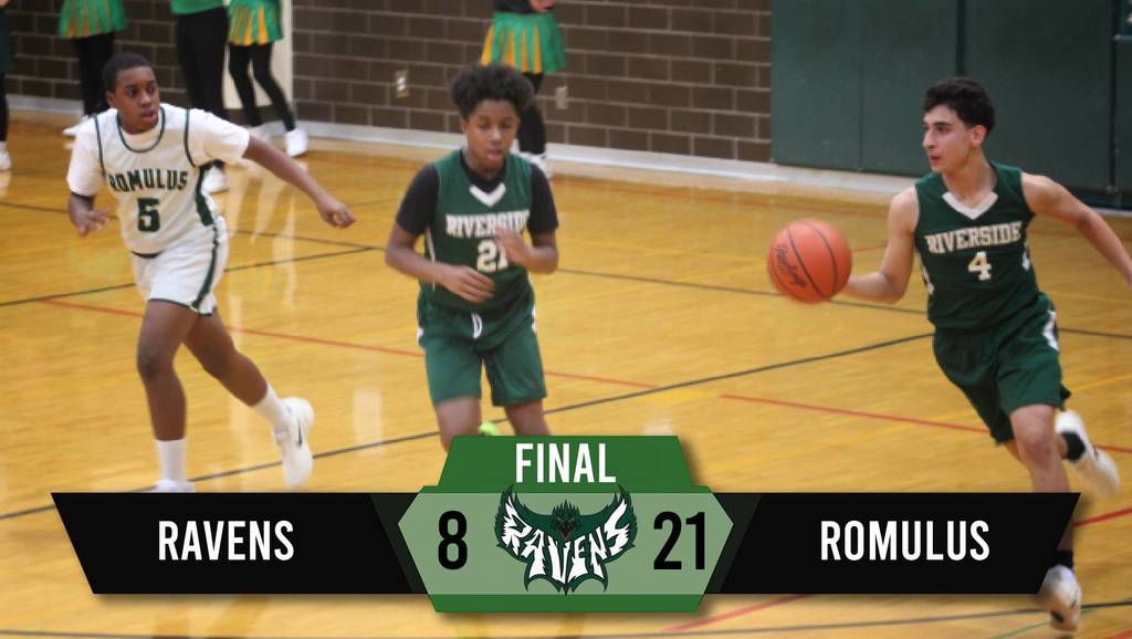 7th grade takes first loss of the season against Romulus. 