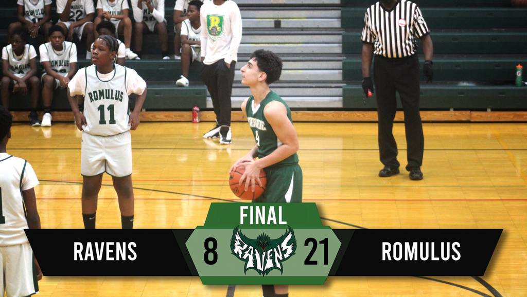 7th grade takes first loss of the season against Romulus. 