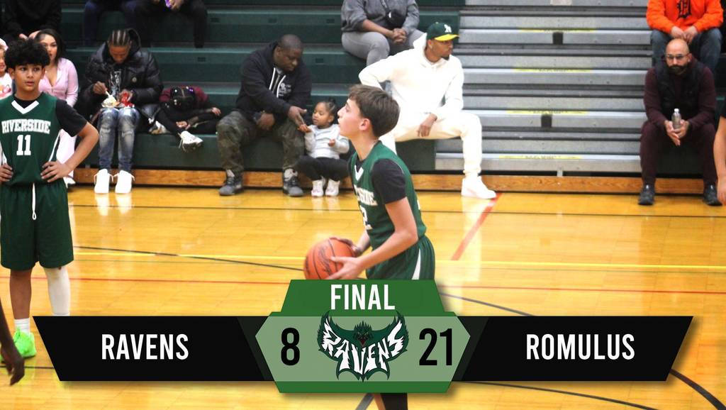 7th grade takes first loss of the season against Romulus. 
