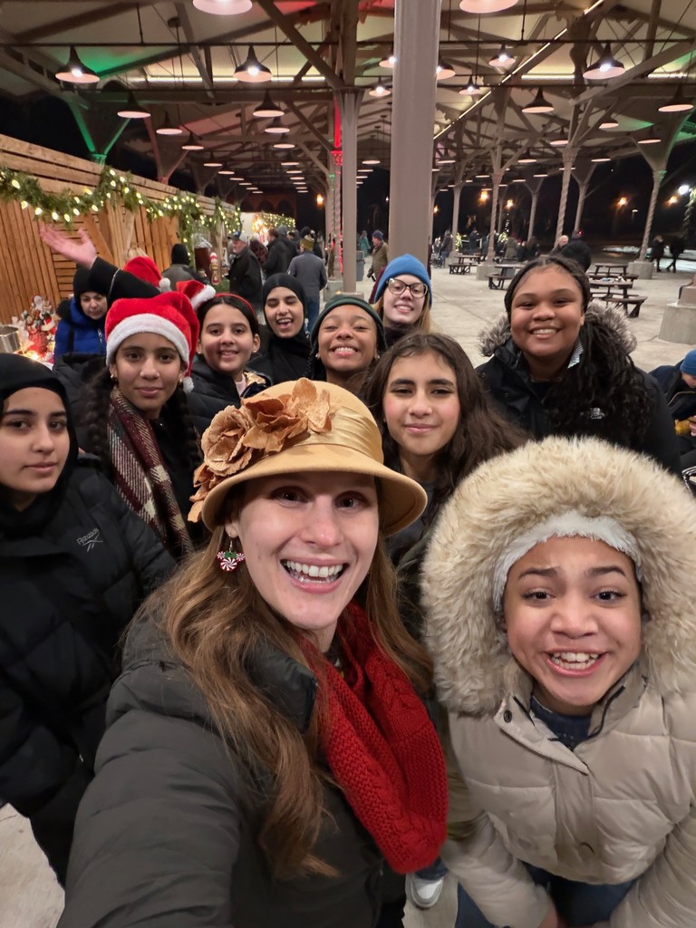 Riverside Choir performs at Holiday Nights in Greenfield Village. 