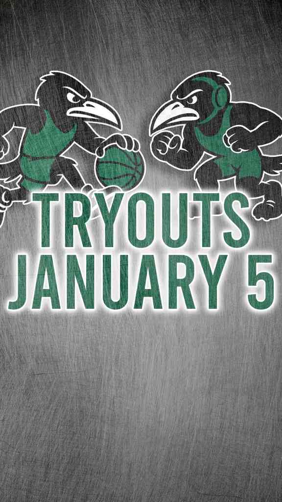 Wrestling and Basketball tryout on Monday, January 5