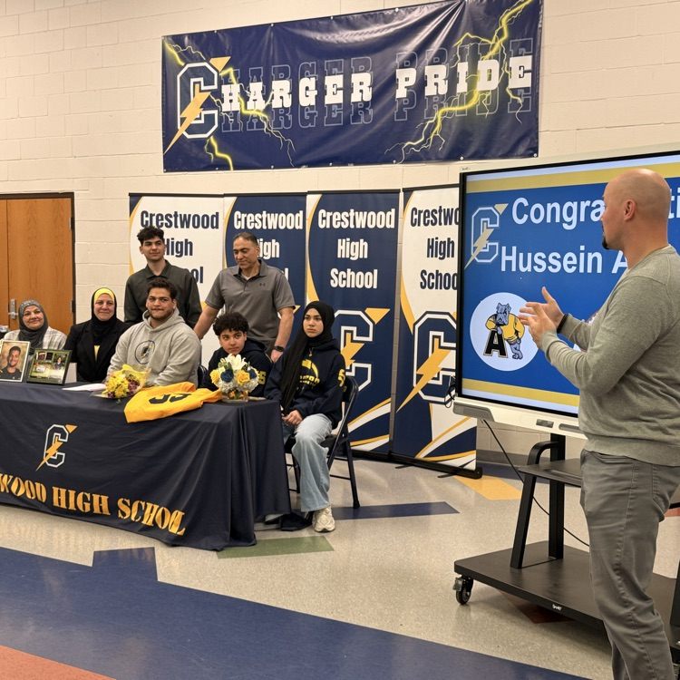 Coach Mike Grucz speaks about Hussein and his accomplishments as a Crestwood Charger! 