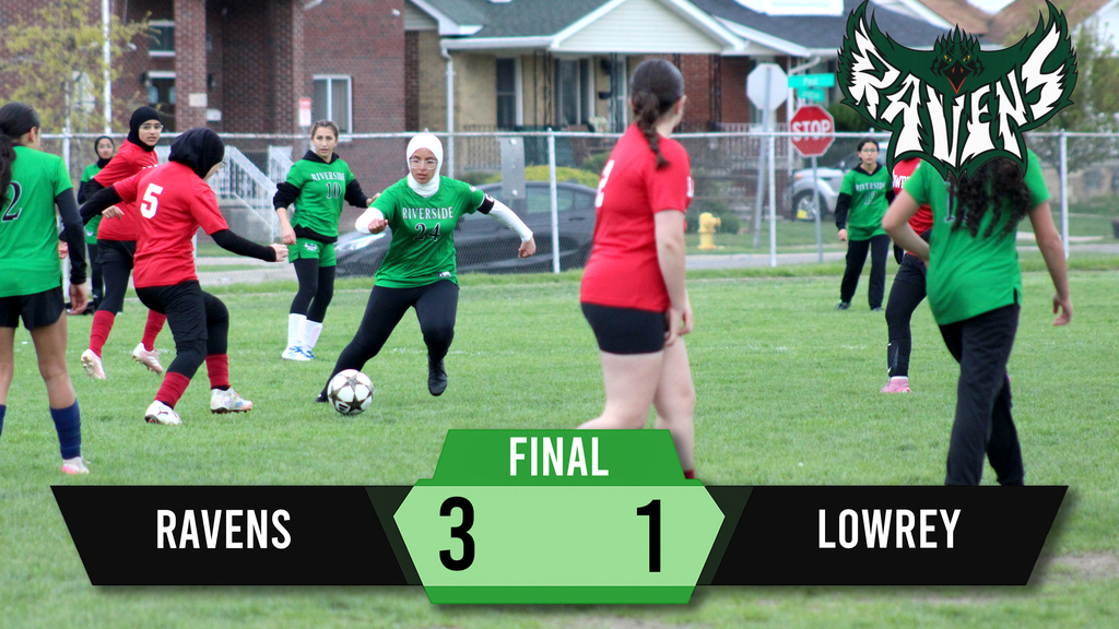 Ravens girls soccer gets it done 🖤⚽ A strong 3 to 1 win over Lowrey on Friday. Great energy, smart play, and clutch finishes all game long.  #RiversideRavens #RavensSoccer #TeamWin