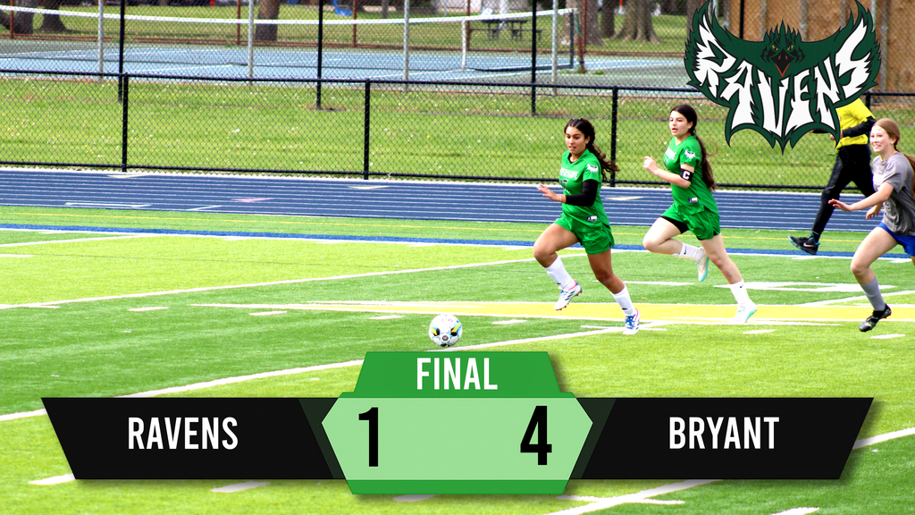 Tough result for the Ravens today as the girls soccer team fell to Bryant 4 1. The team kept battling until the final whistle and continues to show heart, effort, and resilience every match. Keep working, keep improving, and get ready for the next one. 🖤⚽