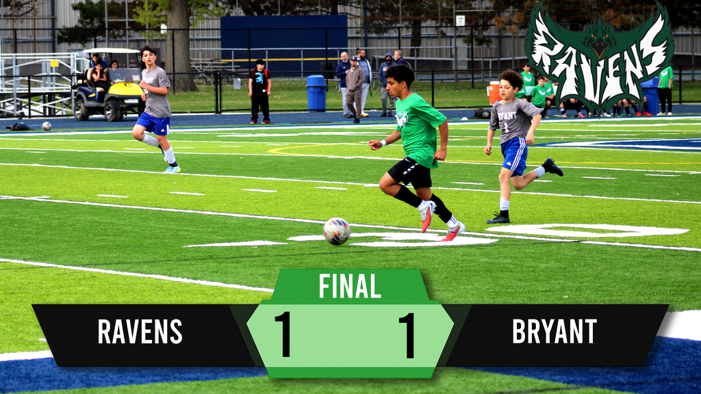 The Ravens battled Bryant in a hard fought matchup that ended in a 1 1 draw. Great effort, strong defense, and nonstop energy from start to finish. Keep grinding, Ravens. 🖤⚽