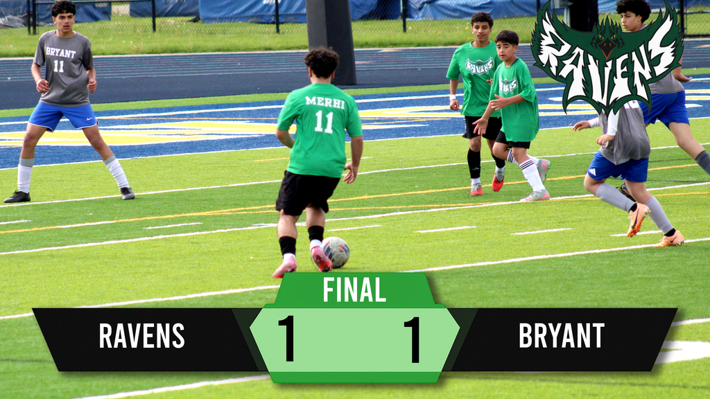 The Ravens battled Bryant in a hard fought matchup that ended in a 1 1 draw. Great effort, strong defense, and nonstop energy from start to finish. Keep grinding, Ravens. 🖤⚽