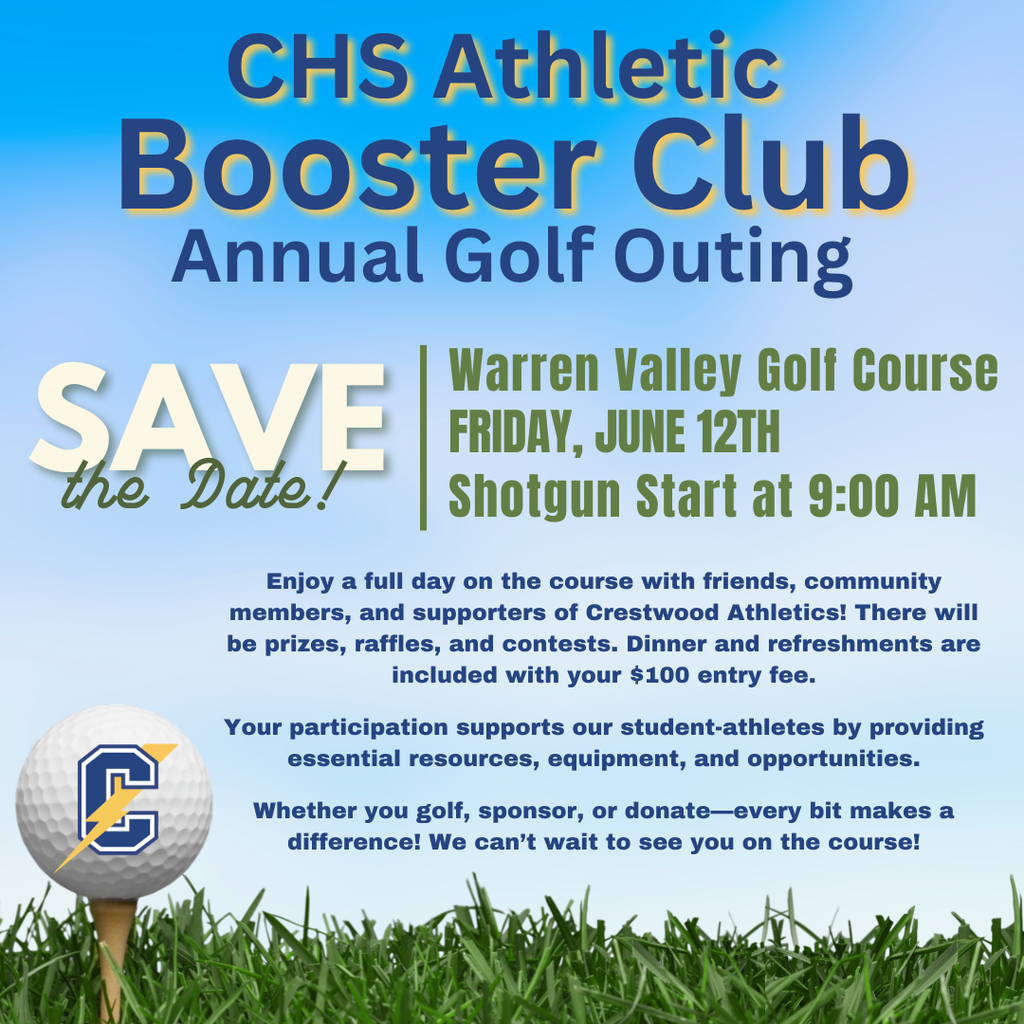 Golf Outing Save The date flyer