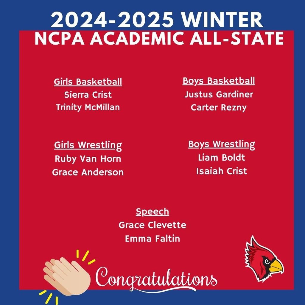 Winter NCPA Academic All State