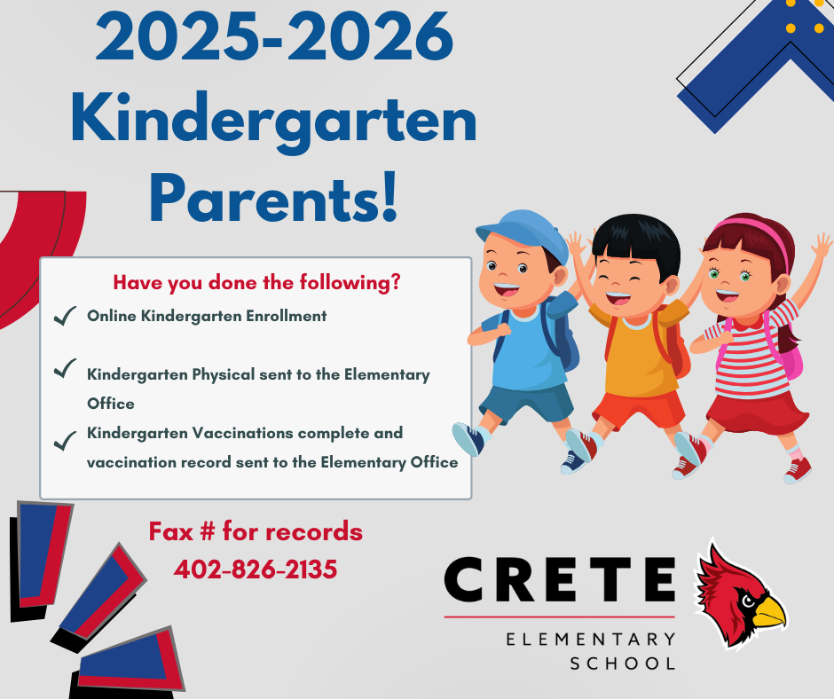 Kindergarten parent information about physicals and enrollment