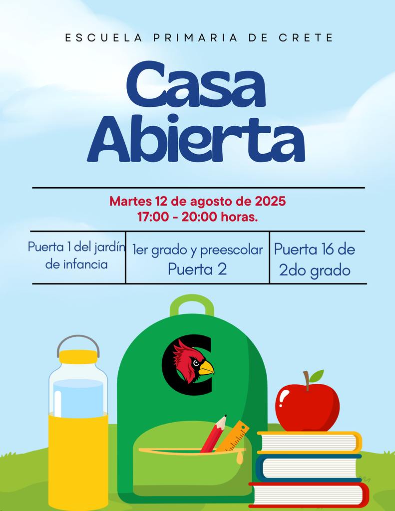 Open House Tuesday, August 12th