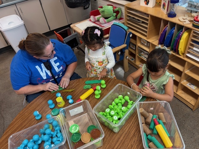 Preschoolers learning