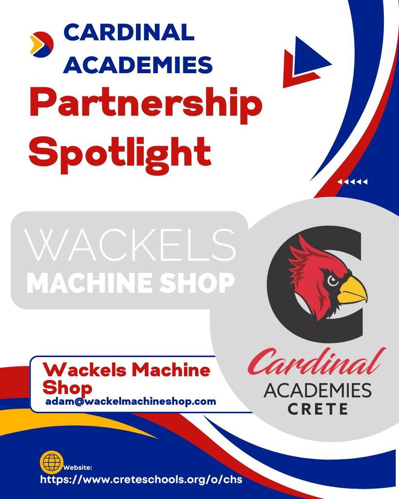 Wackel's Machine shop is the first Cardinal Academy Business Partner spotlight. 