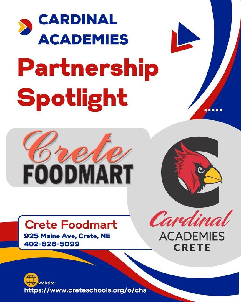 Flyer highlighting our Partner of the Week: Crete Foodmart.
