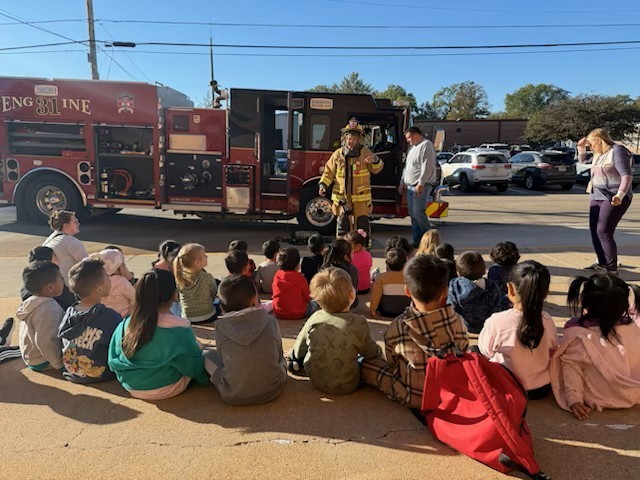Crete Fire Department visits CES