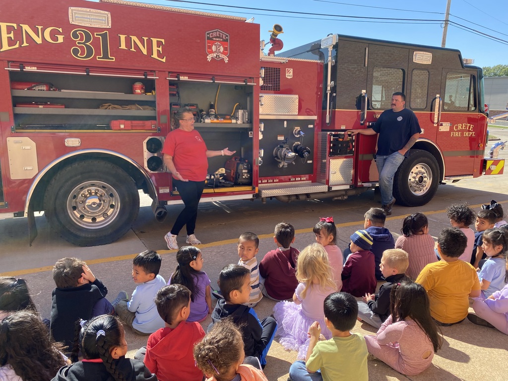 Crete Fire Department visits CES