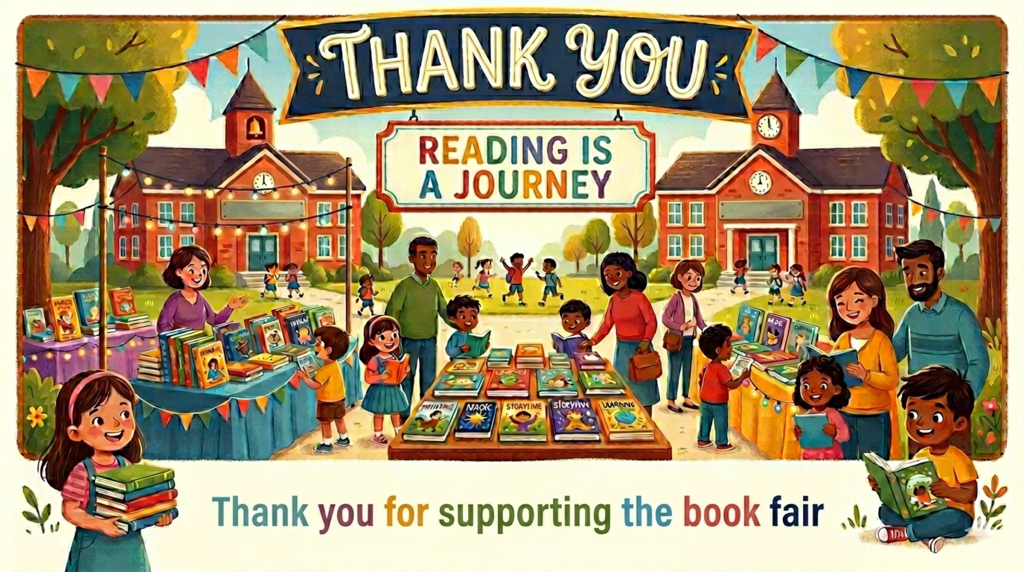 Thank you for supporting the book fair