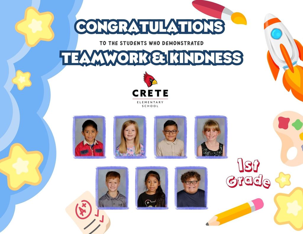 A picture of first grade students.