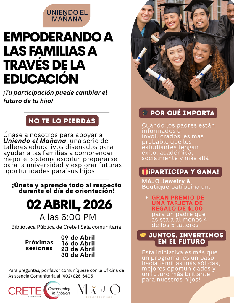 empowering event flier Spanish