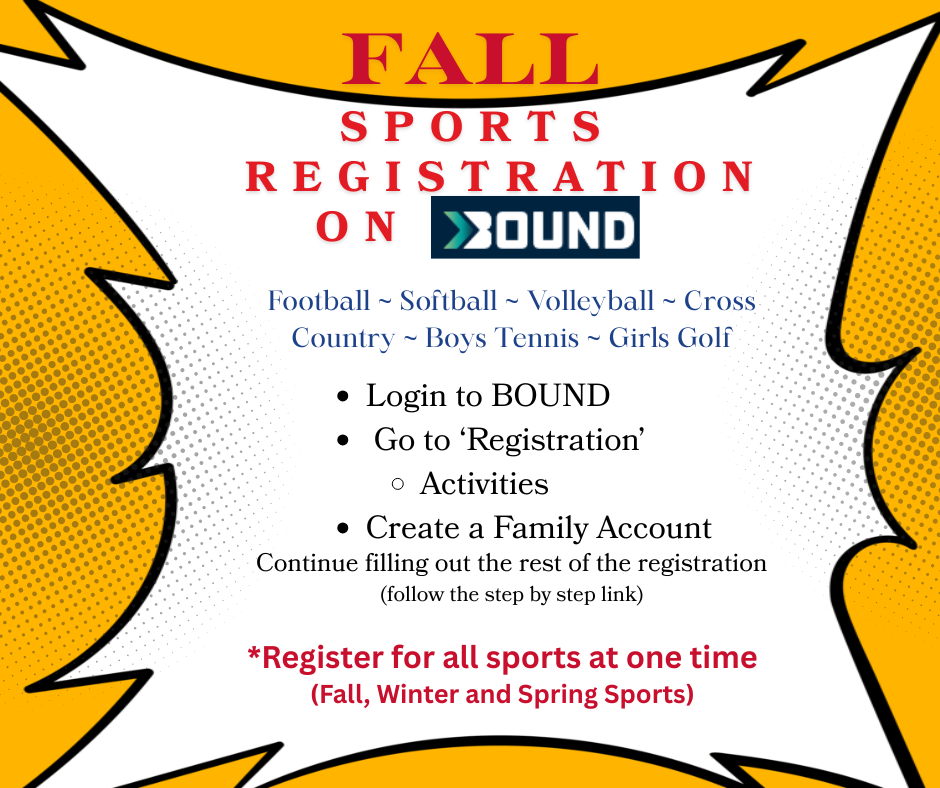 Fall Sports registration