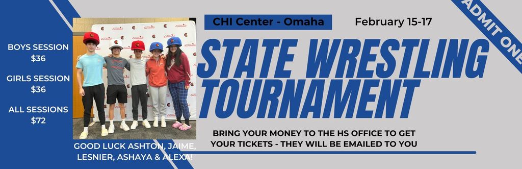 State Wrestling tickets on sale now