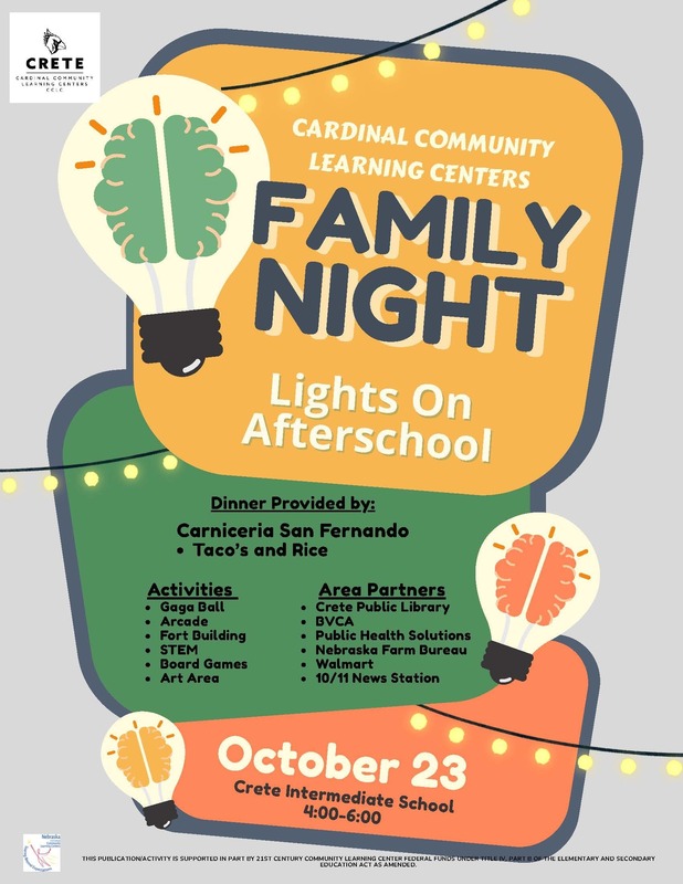 Lights on Afterschool Family Engagement Event