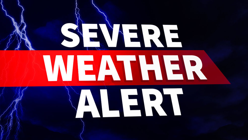 severe weather alert graphic