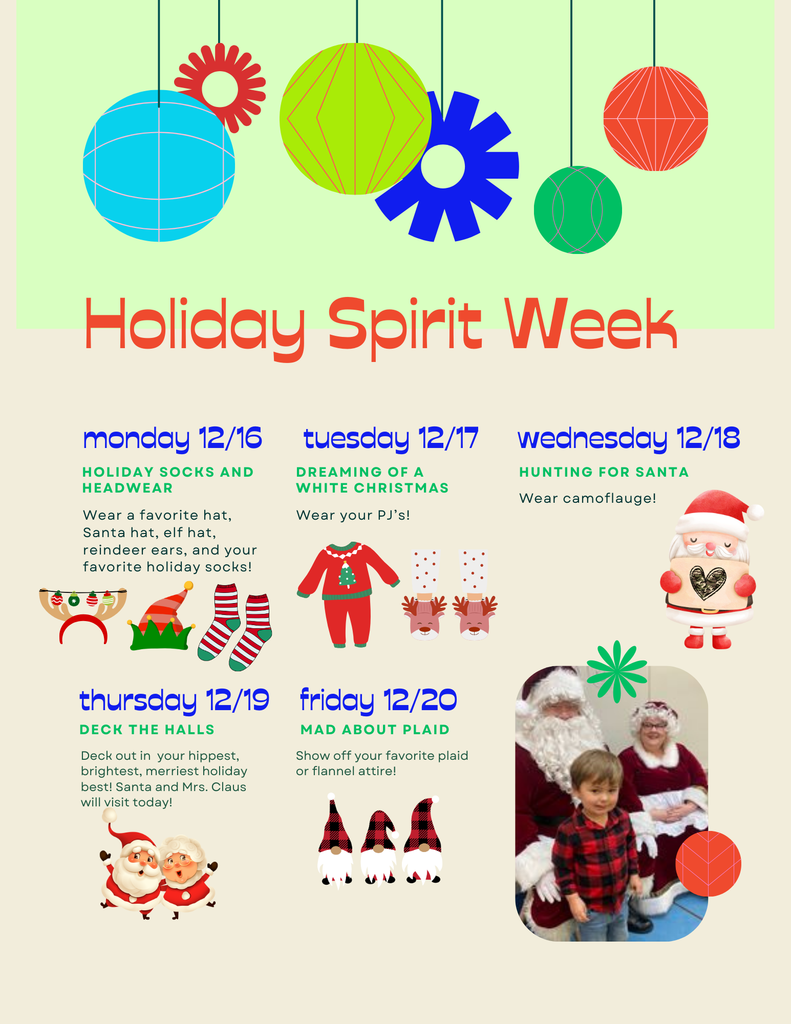 Holiday Spirit Week