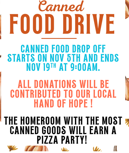 Canned Food Drive 