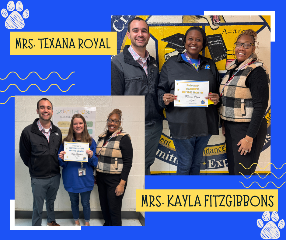 Teacher and Staff of the Month