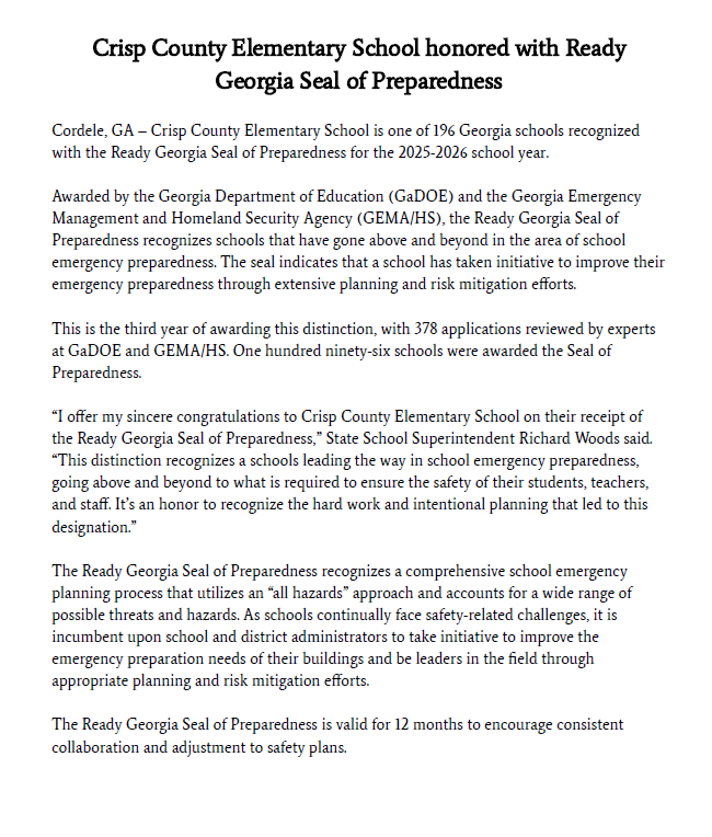 Seal of Preparedness