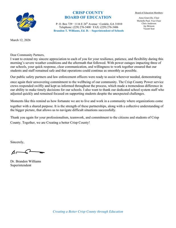 Severe Weather Release 