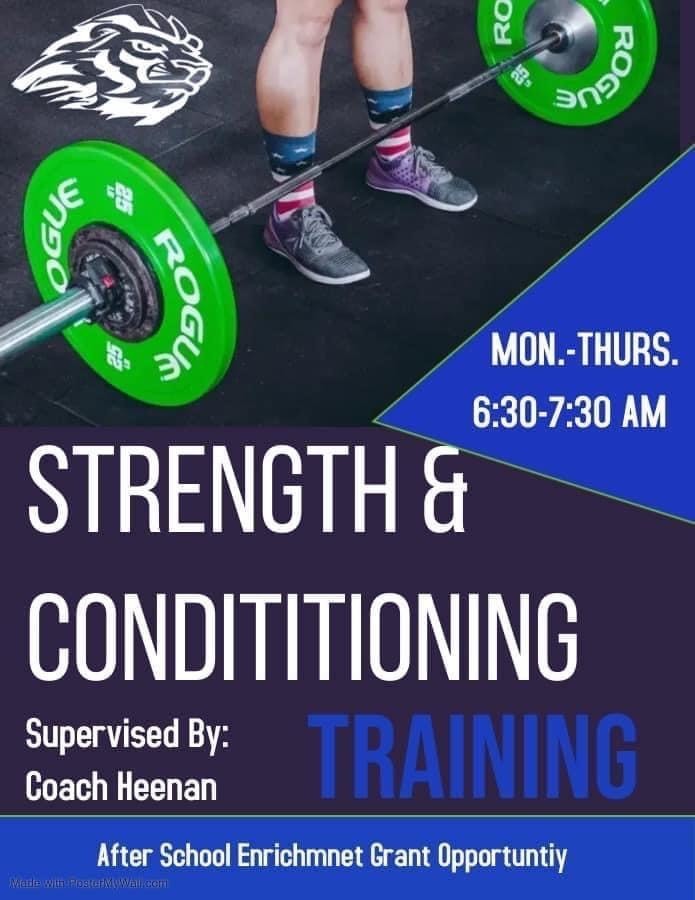 Strength and Condition Training Crocker RII School District