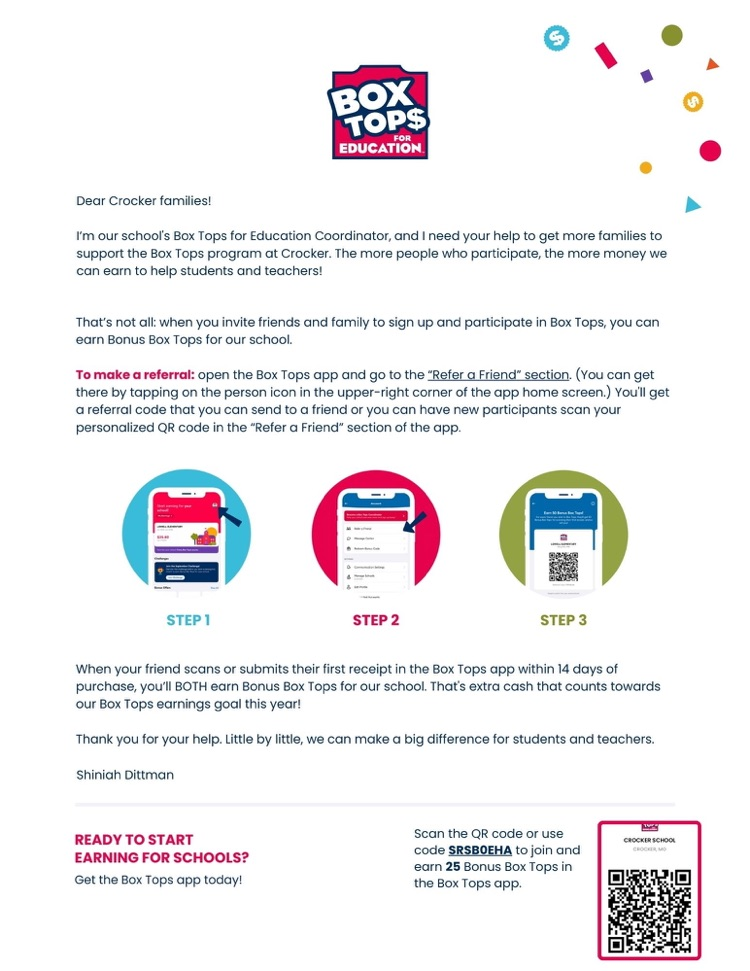 Box Top Instructions