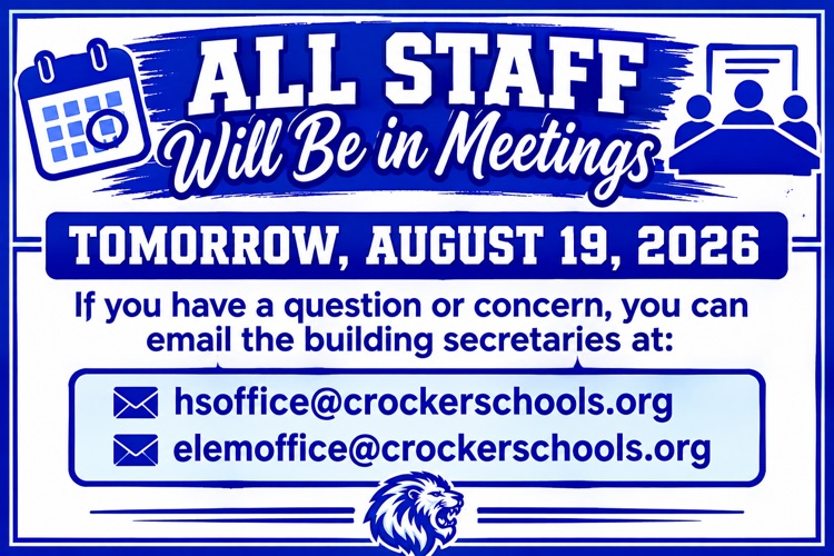 Staff Meeting