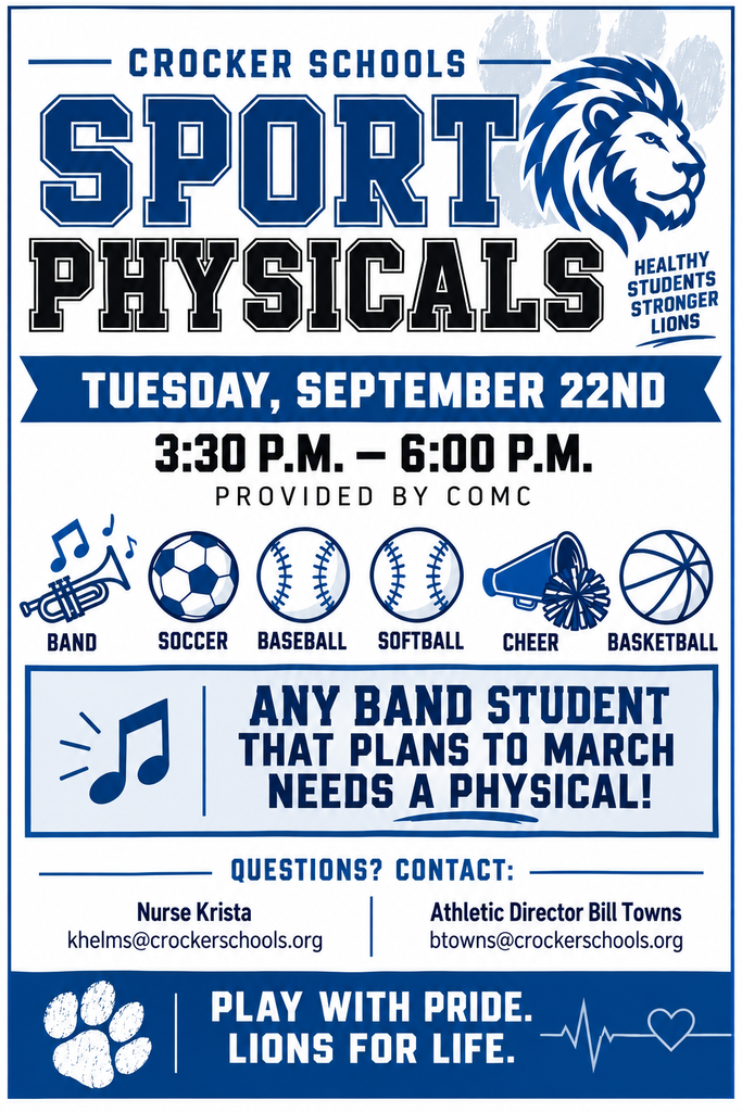 last chance for sports physicals.
