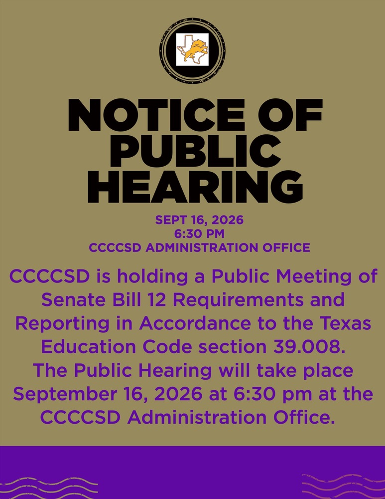 notice of public hearing