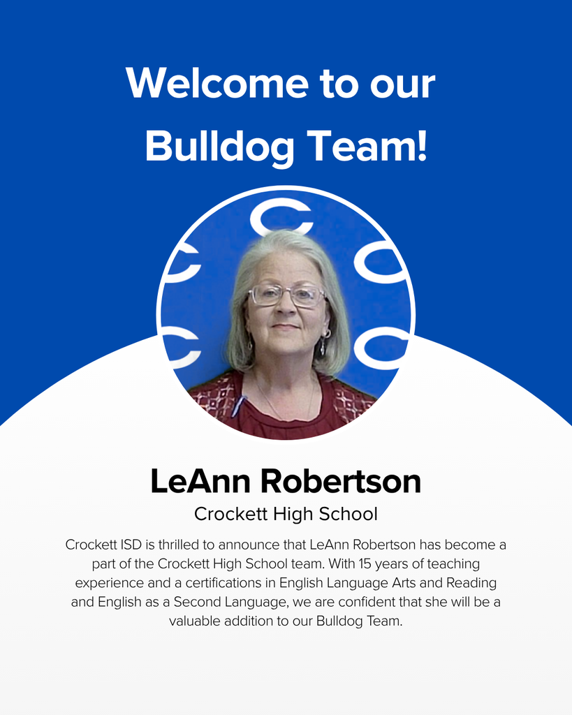 CISD Welcomes LeAnn Robertson