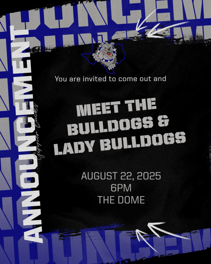 Crockett High School Athletics Meet the Bulldogs and Lady Bulldogs is August 22, 2025 at 6PM at The Dome