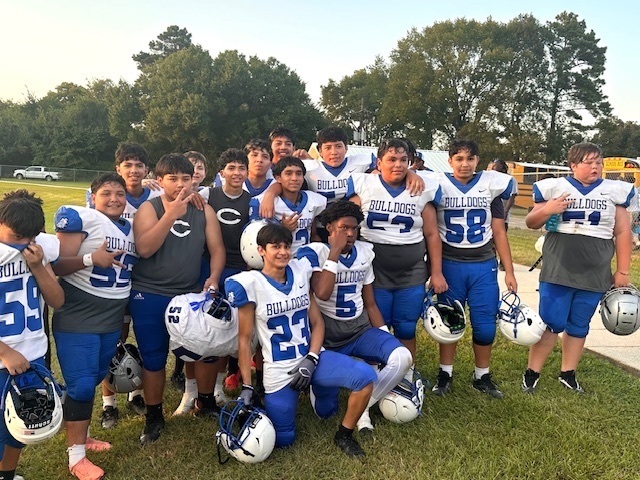 Way to go Crockett Jr. High Football team on your wins against New Waverly.