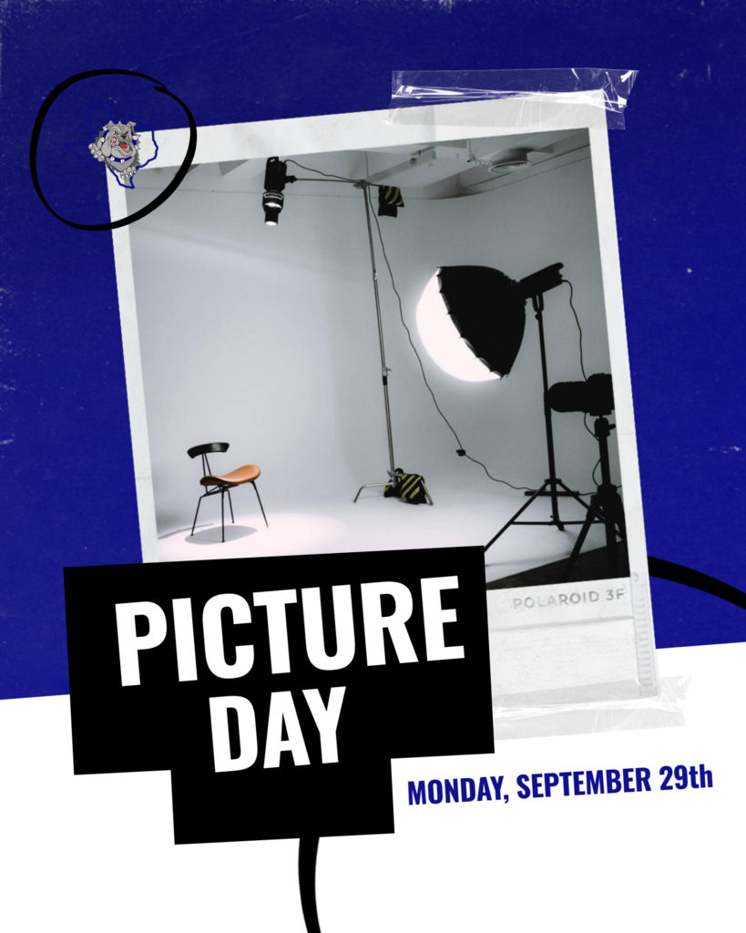 Picture Day Alert! Crockett Early Childhood, Elementary, and Junior High campuses will all have Picture Day on Monday, September 29th. Be sure to dress your best and bring your brightest smiles!