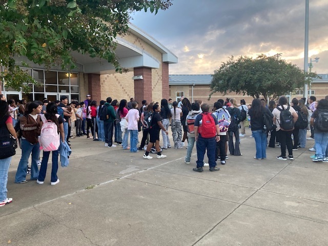 What an incredible turnout for See You at the Pole this morning at Crockett ISD